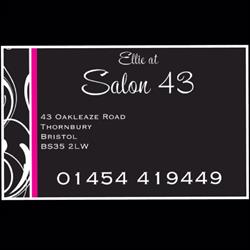 Ellie @ Salon 43, Thornbury opening hours