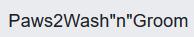Paws2wash, Newry opening hours