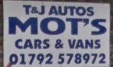 T & J AUTOS LTD of Swansea, Cwmdu opening hours
