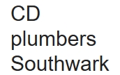 C D Plumbers in London (Peckham) - Opening Hours
