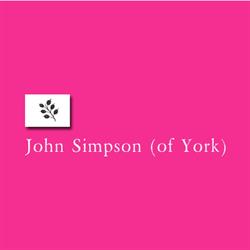 John Simpson, York opening hours