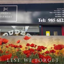 Dudes Barbers in Nottingham (Bestwood) - Opening Hours