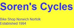 Sorens Cycles, Norwich opening hours