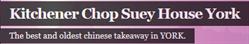 Chop Suey House, York opening hours