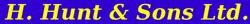 H HUNT & SONS LTD, Treherbert opening hours