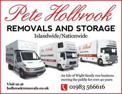 Pete Holbrook Removals Isle Of Wight, Ryde opening hours