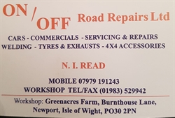 On Off Road Repairs, Newport opening hours