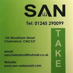 San Restaurant - Finest Chinese Cuisine, Chelmsford opening hours
