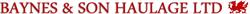 Baynes & Son Haulage Ltd, Llandygai opening hours