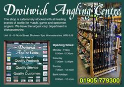 Droitwich Angling Centre Limited, opening hours