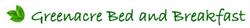 Greenacre Bed & Breakfast, Selsey opening hours
