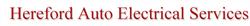 Hereford Auto Electrical Services, opening hours
