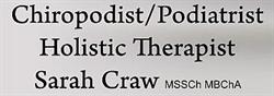 Chiropodist Podiatrist Therapies Sarah Craw, Weston-super-mare opening hours