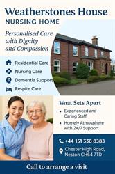 Weatherstones House Care in Neston (Willaston) - Opening Hours