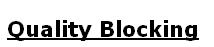 Quality Blocking, Haslemere opening hours