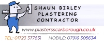 Shaun Birley Plastering Contractor, Scarborough opening hours