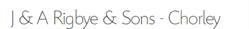 J & A Rigby & Sons, Eccleston opening hours