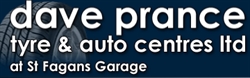 Dave Prance Tyres & Autocentres of Cardiff, opening hours