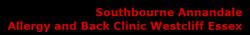 Southbourne Annandale Allergy and Back Clinic, Westcliff-on-Sea opening hours