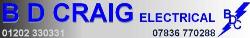 B D Craig Electrical, Broadstone opening hours