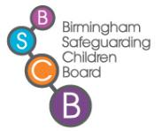 Birmingham Safeguarding Children Board, opening hours