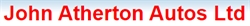John Atherton Autos Ltd, Wigan opening hours