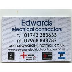 Edwards Electrical Contractors, Shrewsbury opening hours