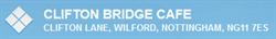 Clifton Bridge Cafe, Nottingham opening hours