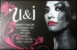 U & I Beauty Care, Preston opening hours