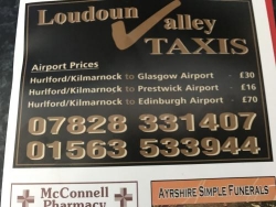 Loudoun Valley Taxis, Hurlford opening hours