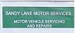 Sandy Lane Motor Services, Crawley opening hours