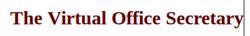 The Virtual Office Secretary, Savernake opening hours