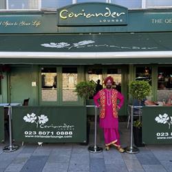 Coriander Lounge Indian Restaurant Southampton, opening hours