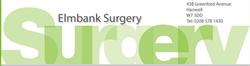 Elmbank Surgery in London (Hanwell) - Opening Hours