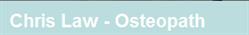 Chris Law - Osteopath, Perranporth opening hours