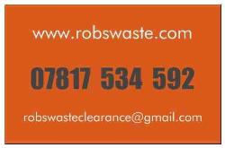 Rob's Waste Clearance, Southampton opening hours
