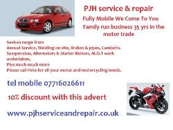 Pjh Service & Repair (Mobile), Bognor Regis opening hours