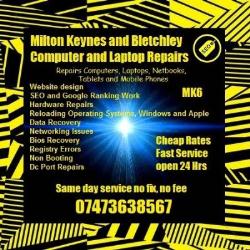 Milton Keynes and Bletchley Computer and Laptop Repairs, Coffee Hall opening hours