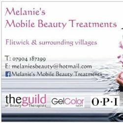 Melanie's Mobile Beauty Treatments, Flitwick opening hours
