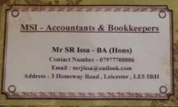 MSI - Accountants & Bookkeepers, Leicester opening hours
