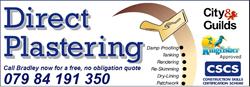 Direct Plastering, Thornton-Cleveleys opening hours