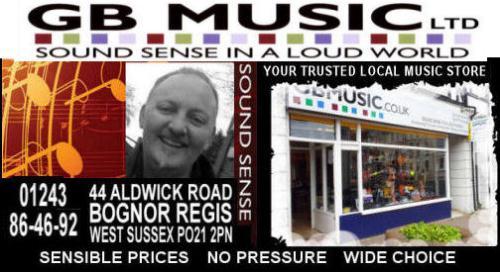 GB Music Limited in Aldwick (Arun) - Opening Hours