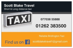 Scott Blake Travel, Bridlington opening hours