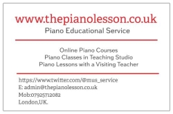 ThePianoLesson, London opening hours