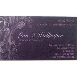 Love 2 Wallpaper, Kingswinford opening hours