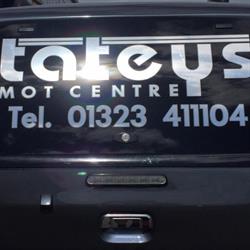 TATEYS MOT CENTRE of Eastbourne, opening hours
