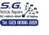 S G Vehicle Repairs, Totton opening hours