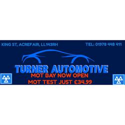 Turner Automotive Ltd, Wrexham opening hours
