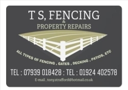 T S FENCING & PROPERTY REPAIRS in Dewsbury (West Yorkshire) - Opening Hours