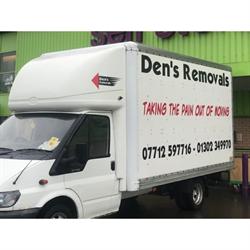 Den's Removals, Doncaster opening hours